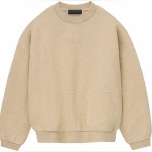 Fear of God Essentials Crewneck in Gold Heather
